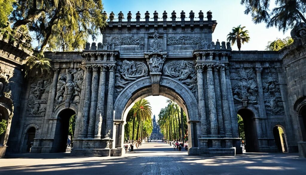 Chapultepec Castle Entrance
