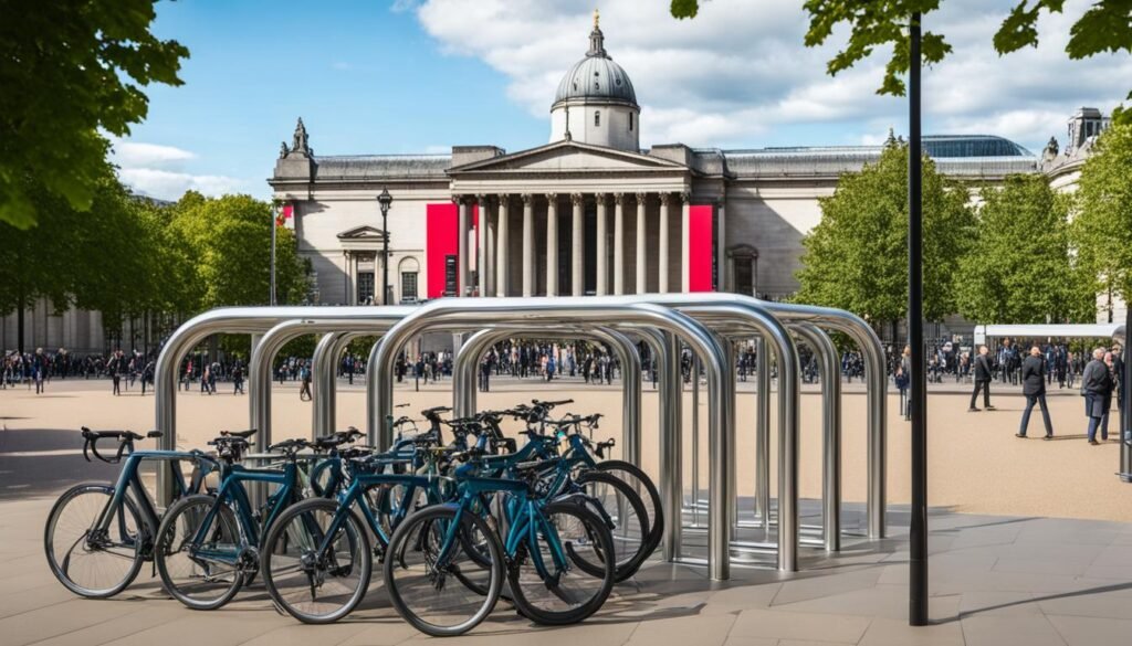 National Gallery in London Bike Stand