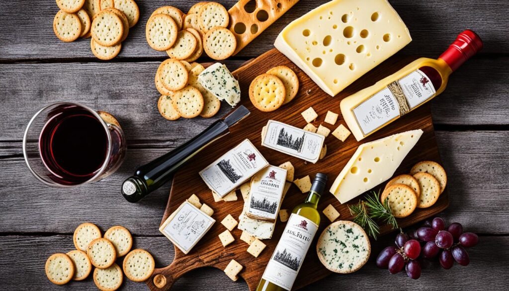 Croatian wine and cheese