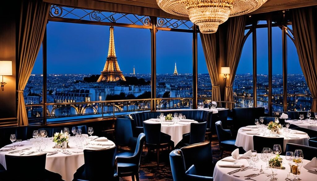 Eiffel Tower restaurant views