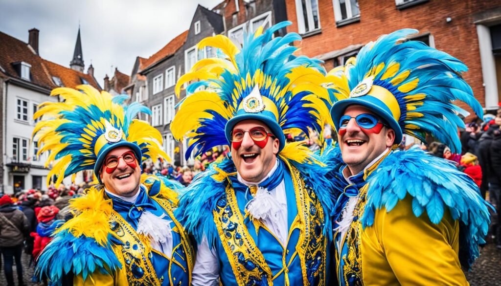 Gilles carnival costumes