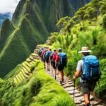 How can I arrange a trek to Machu Picchu along the Inca Trail?