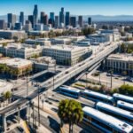 Is it necessary to rent a car in Los Angeles, or are there good public transportation options?