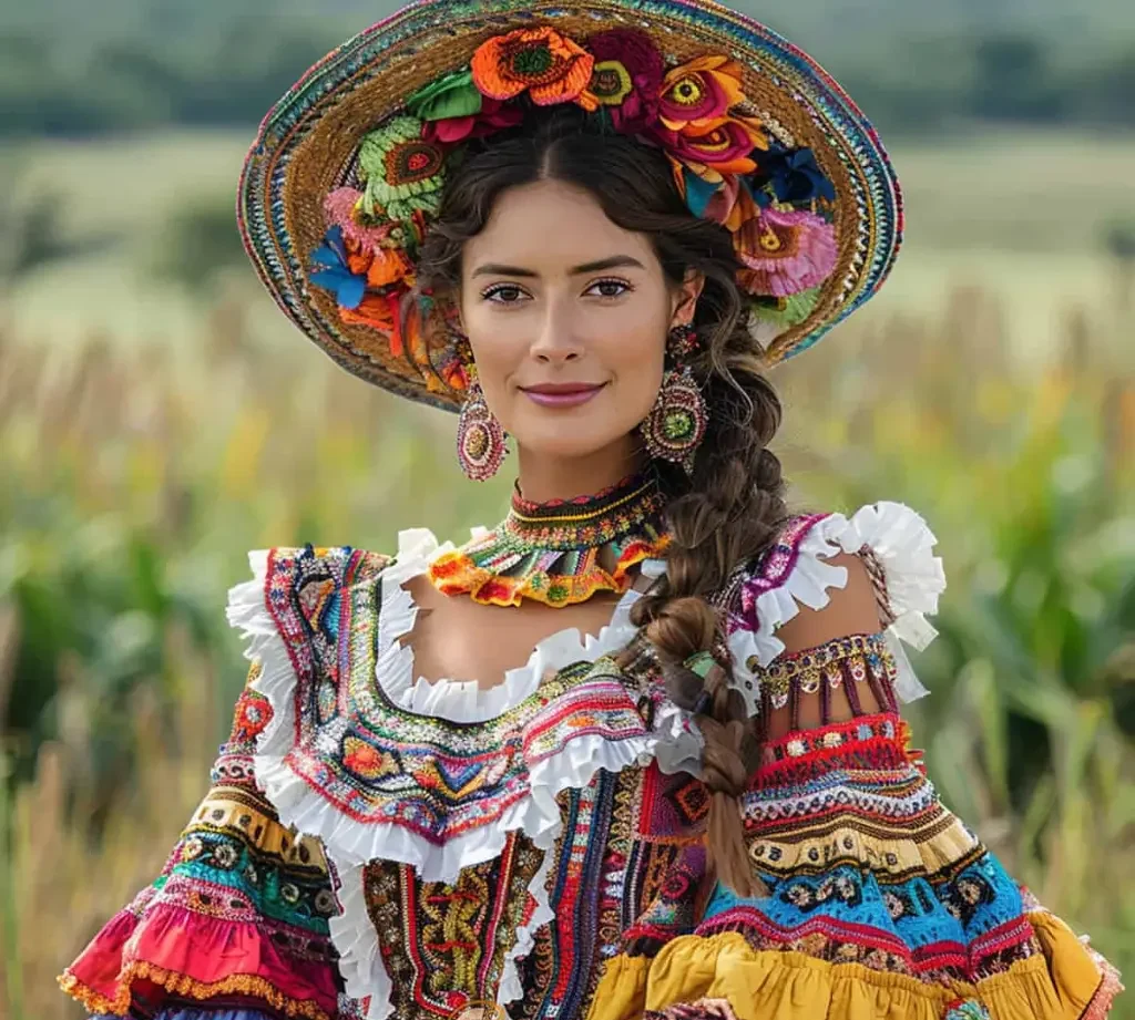Traditional Clothing in Colombia-women