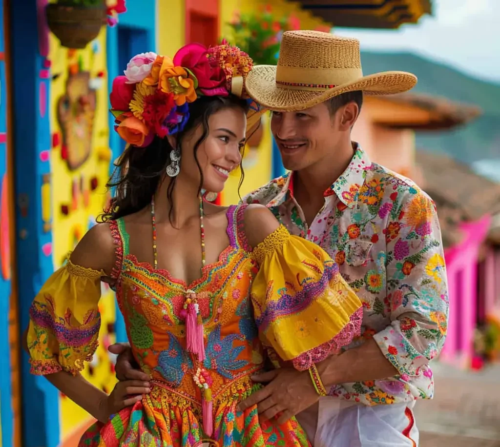 Traditional Clothing in Colombia-caribben