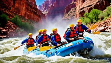 What are the top destinations for whitewater rafting in the United States?
