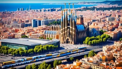 What's the best way to travel from the airport to downtown Barcelona?