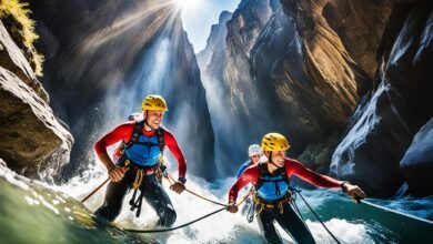 Where can I find the best destinations for canyoning adventures?