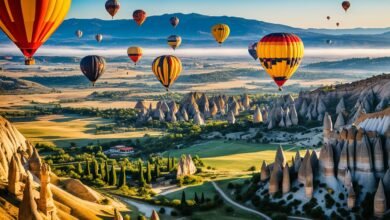 Where can I find the best places for hot air ballooning around the world?