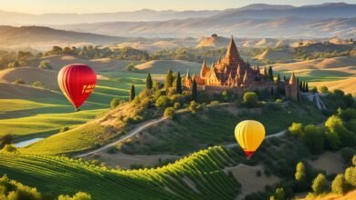 Where can I go for an unforgettable hot air balloon ride?
