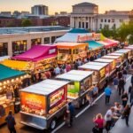 Which cities offer the most vibrant food truck scenes?