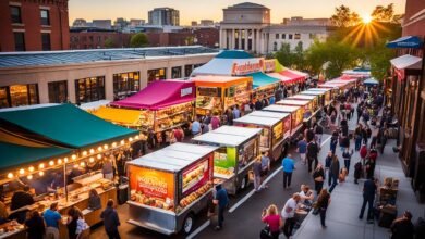 Which cities offer the most vibrant food truck scenes?