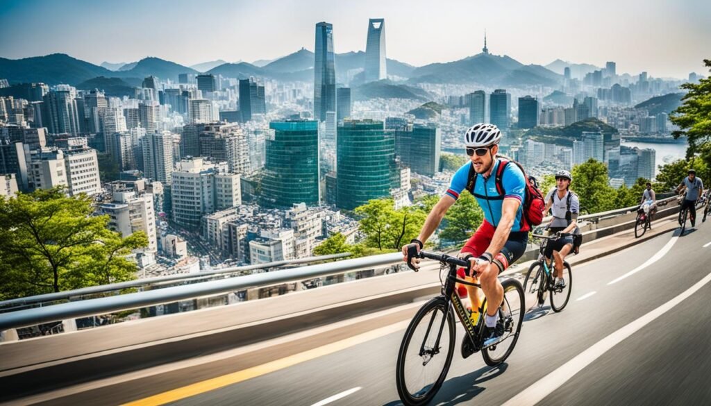 cycling in Seoul
