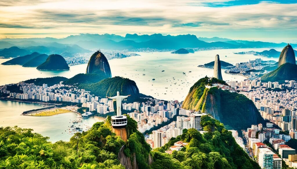 panoramic view of Rio de Janeiro
