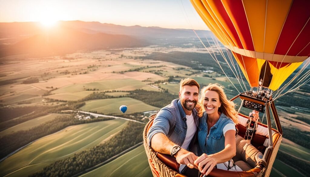 romantic balloon rides