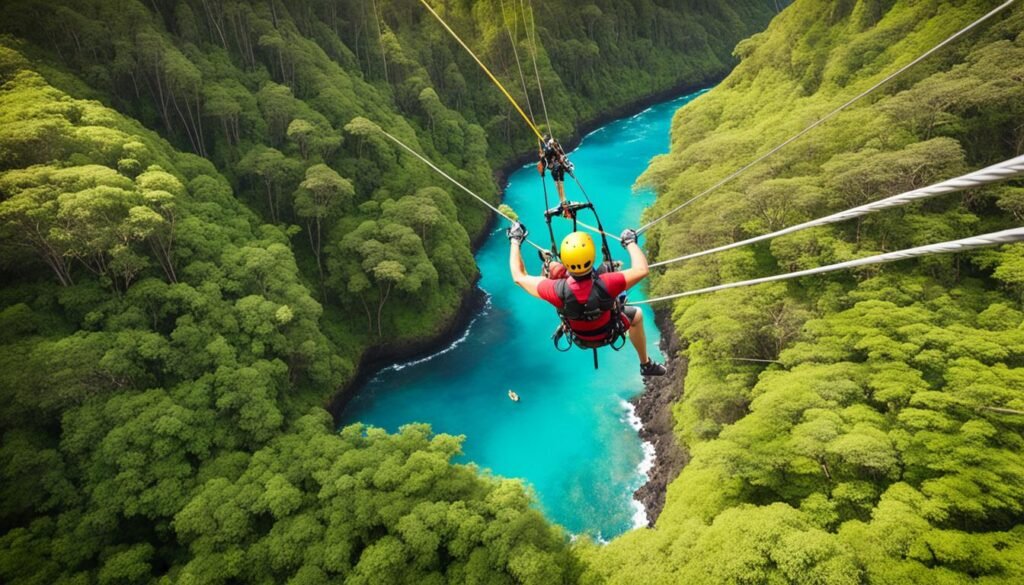 thrilling zipline experiences in Hawaii