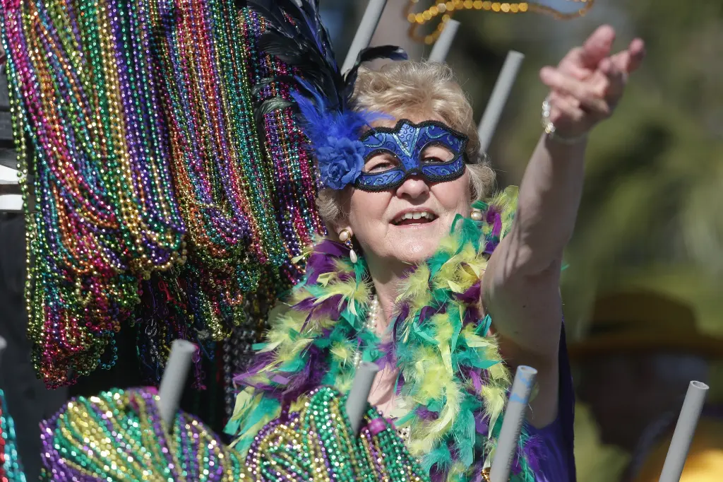 Mardi Gras Beads and Doubloons