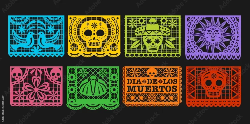 day of the dead papel picado